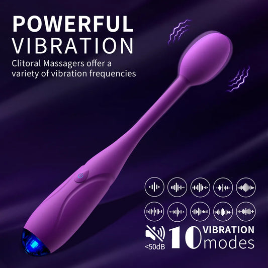 10 Speed Powerful Clitoral Stimulator G-Spot Vibrator For Women Finger Shaped Dildo Vibrator Nipple Anal Vagina Massager Sex Toy