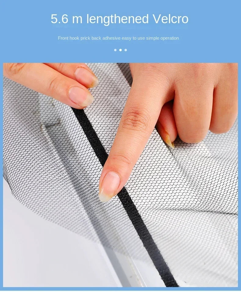 1PC DIY Mosquito Net for Bed Window Home Textile the Mesh Indoor Self-Adhesive Anti-Insect and Fly Screen Curtains Garden Home Office Windows Net