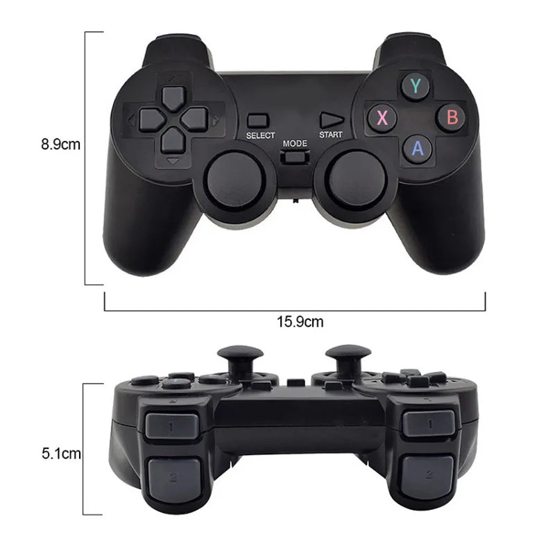 2 PCS 2.4Ghz Wireless Gamepad No Delay Game Controller USB Joystick For PC Android TV BOX GAME BOX Classic Exterior Design