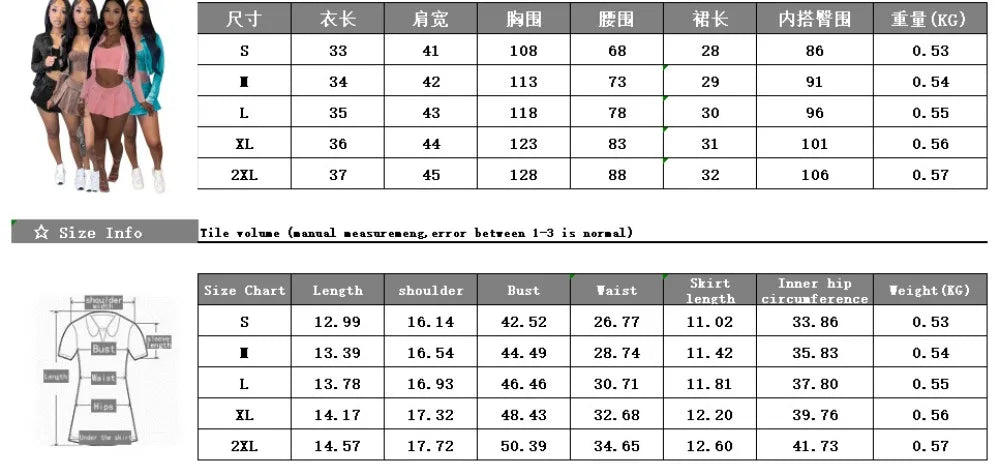 NEW Arrivals 3PCS Set UK/Asian Big Size Fashion Tie Dye Vintage Y2K Street Women Vest +Long Sleeve Coat +Mini Pleated Skirts Outfits Female Thick Rubber Clothing Girls Sexy Fashion Apparel Products