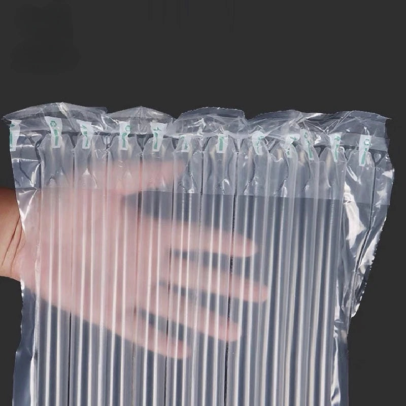 NEW Arrivals 30M-50M Inflatable Air Buffer Plastic Packaging Bump Filling Air Column Protective Bubble Bag Anti-Pressure Shock Express Mail Pocket Roll with Pump
