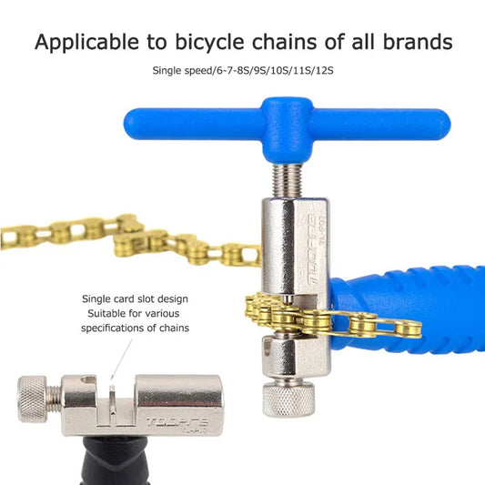 NEW Blue Bicycle Chain Cutter Removal Tool High Carbon Steel Cycling Link Breaker Splitter Mountain Road Bike Repair Tools