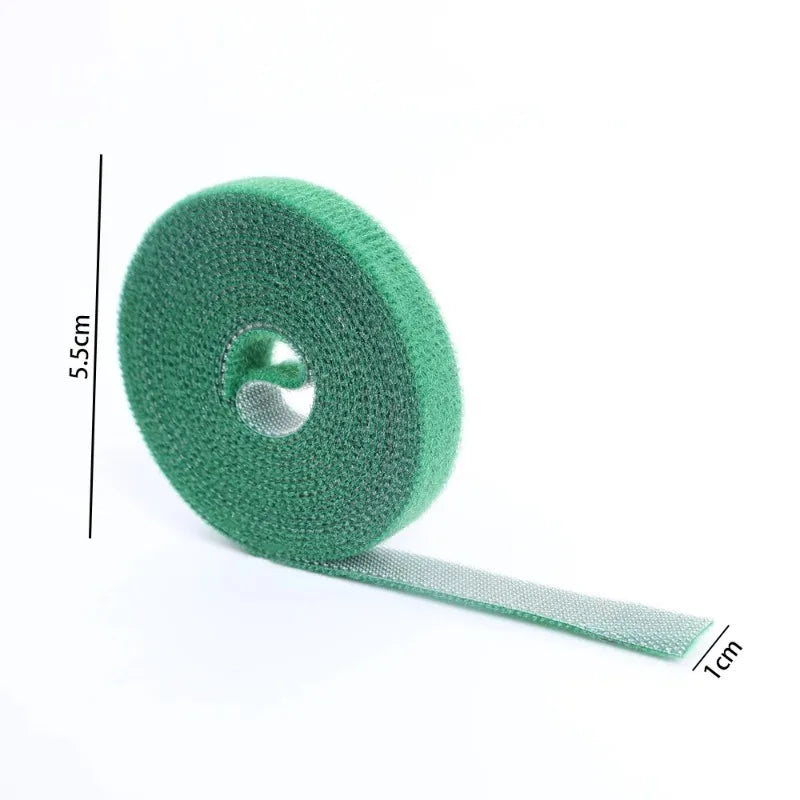 20-40M Reusable Cable Ties Self Adhesive Plant Bandage Fastener Tape Double Side Hook and Loop Organizer Strap Garden Accessories