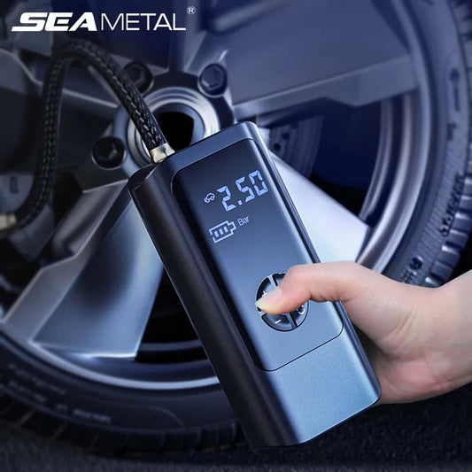 8000m AH  Wireless Wired Portable Car Air Compressor 12V 150PSI Electric Tire Inflator Pump for Car Motorcycle Balls