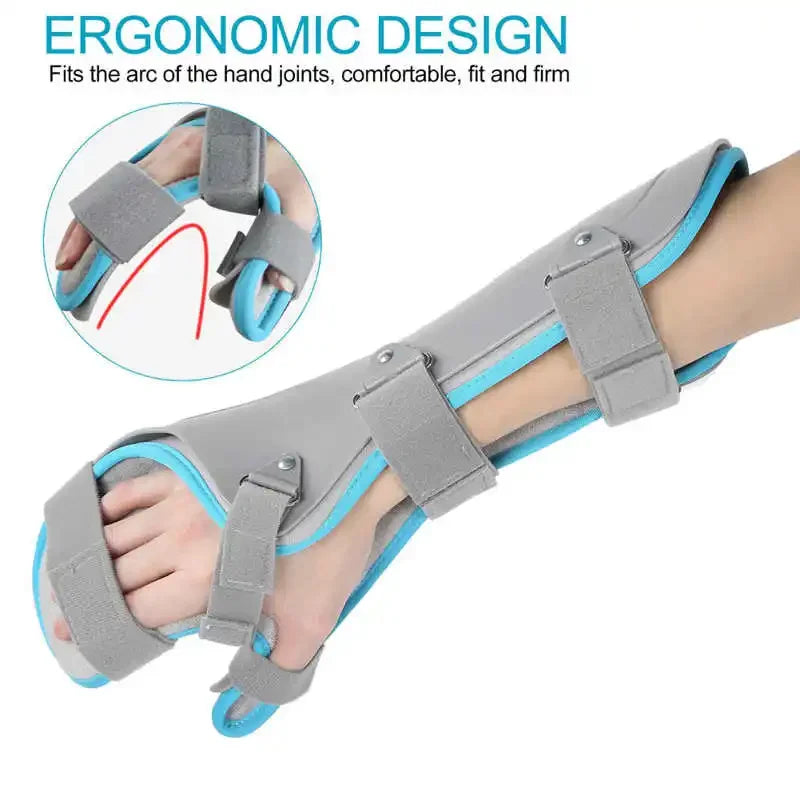 Wrist Support Brace Adjustable Hand Fracture Fixed Strap Sprain Carpal Tunnel Splint Posture Corrector Bandage Joint Pain Relief Medical Accessories Health Care Supplies