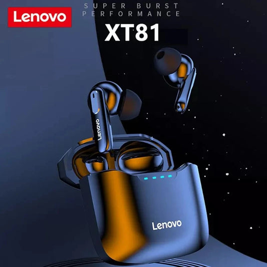 Original Lenovo XT81 TWS Wireless Earphones HIFI Stereo Earbuds Touch Control Sports Bass Headphones Bluetooth 5.1 Headsets