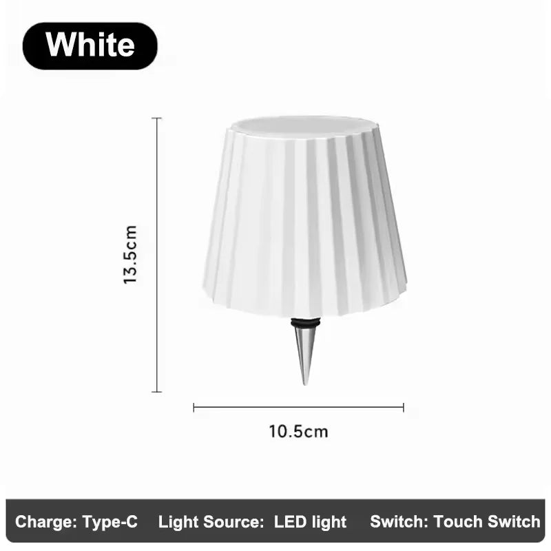 NEW Arrivals USB Rechargeable Wine Bottle LED Mood Lamp 2000mAh Touch Stepless Dimmer RGB 3 Color RGB White Cordless Pub Table Night Light