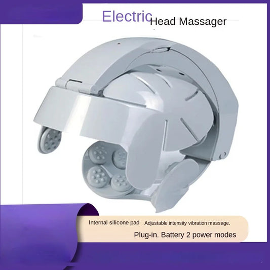 NEW!!!! HOT SALE!!!! USB Electric Head Scalp Relaxing Massager Brain Massage Headache Anti-Stress Anxious  Treatment Therapy Instrument Health Care Supplies