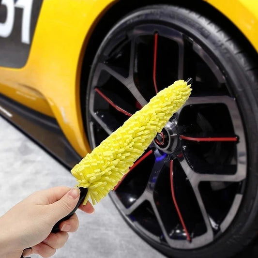 NEW Arrivals Top Quality  Effortlessly Clean Your Car Wheels 28Cm Brush with this Tire Rim Cleaning Tool Car Cleaning Supplies