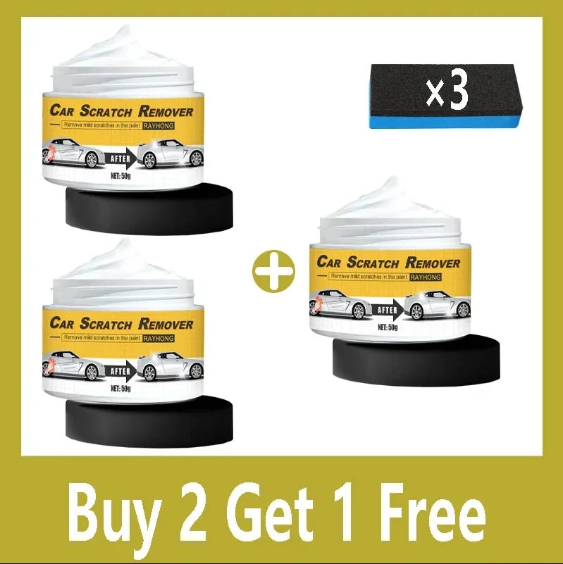 1/22 PCS Set Multi-Purpose Car Scratch Cream Repairer - 24-Hour Fast-Acting Paste DIY Tool for Quick Car Repairs, Gloss Enhancement and More | 60g Cars Trucks Motorcycle Polishing Accessories Cleaning Tools Sets