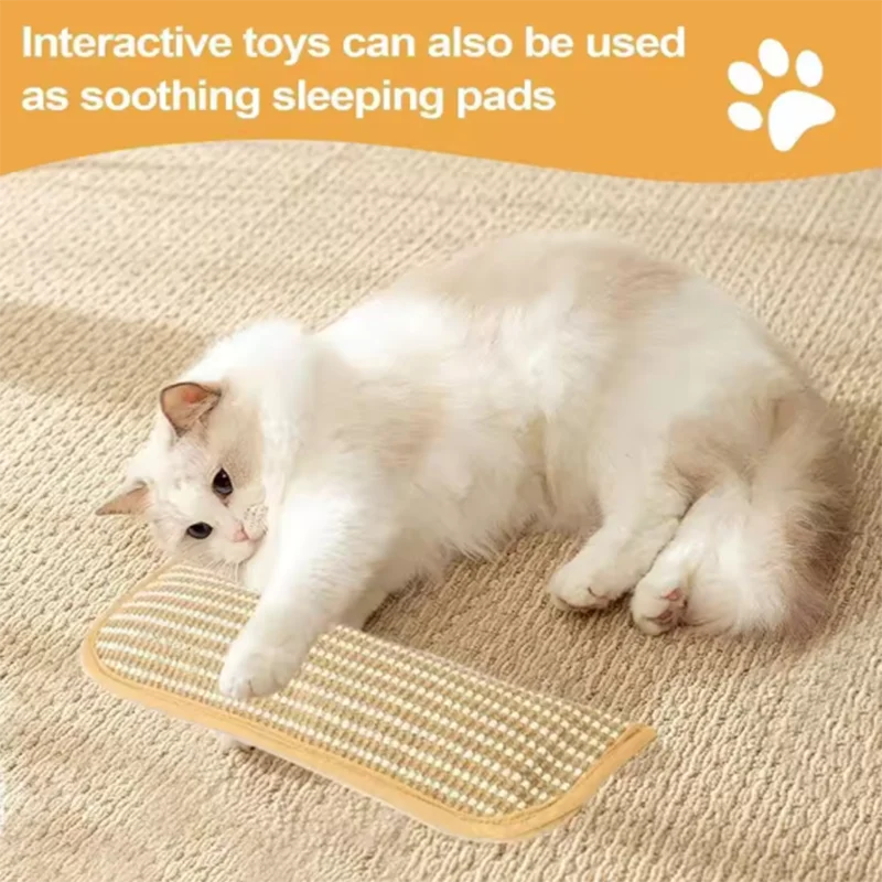 Cat Scratcher Interactive Toys for Cat Catnip Pillow Kitten Claw Grinder Scratching Post for Cats Chew Bite Toys Catnip Toy Pets Supplies