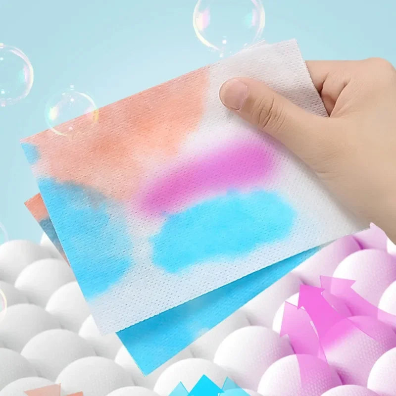 Color Absorption Sheet Washing Machine Laundry Paper Dyeing Proof Laundry Sheet Anti-Staining Laundry Tablet Color Catcher Cloth Laundry Cleaning Tools Set