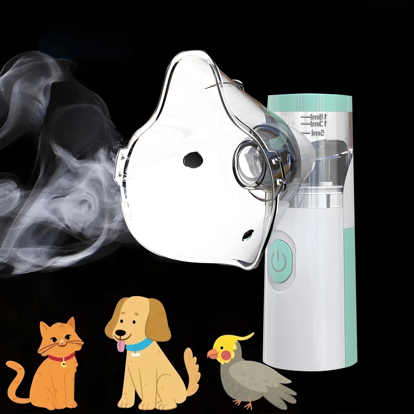 NEW Arrivals Pet Portable Nebulizer Machine Medical Atomizer Inhalator for Animal Silent Inhaler Humidifier  Nebulizer Pets Health Care Supplies
