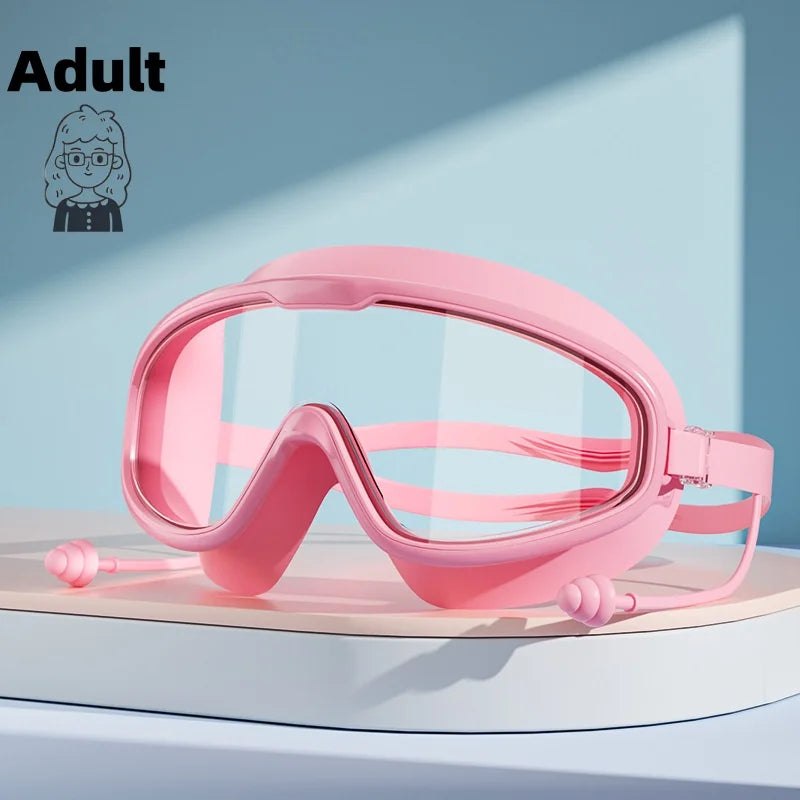 NEW Arrivals 12 Colors Swimming Goggles with Waterproof and Anti Fog High-Definition Professional Diving Goggles for Adult Boys and Girls Swimming Sport Accessories