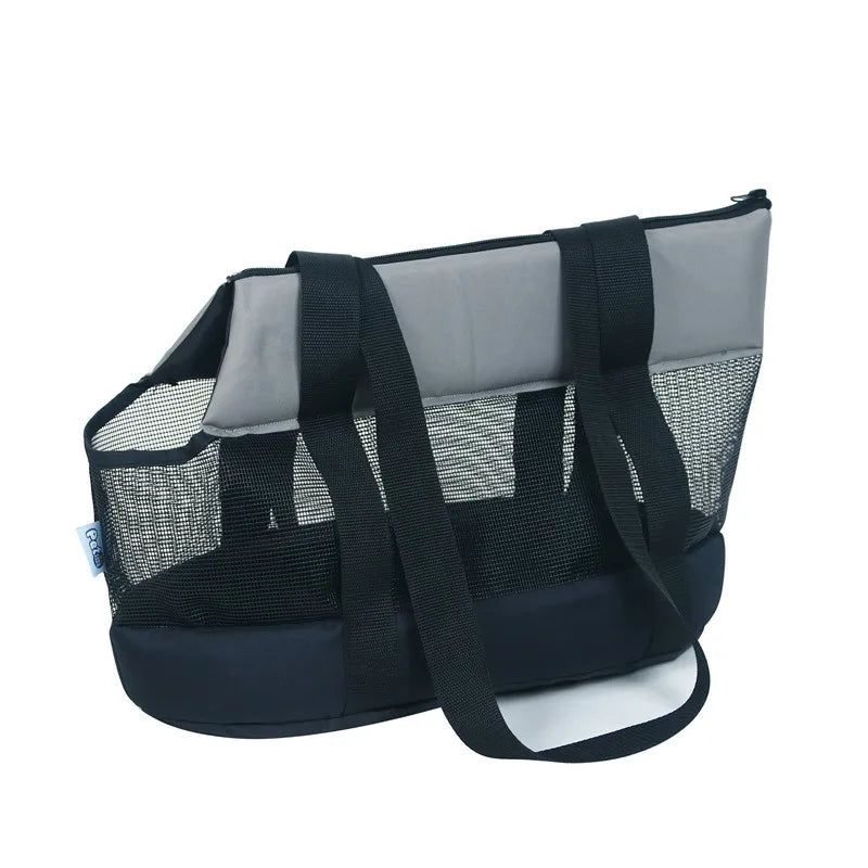 Breathable Small Pet Carrier Summer Pet Dog Carrier Portable Pet Carrier Shoulder Bag Black Cat Dog Carrier Bags For Small Dogs