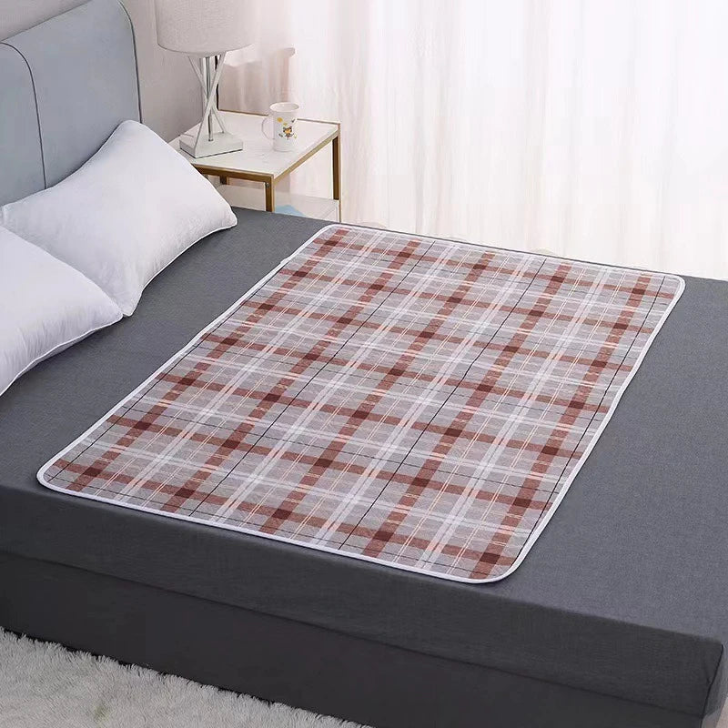 5 Colors Washable Incontinence Pads for Elderly & Pets - Leak-Proof Bed Care Mats, Ideal for Menstruation & Home Use Bedding Accessories