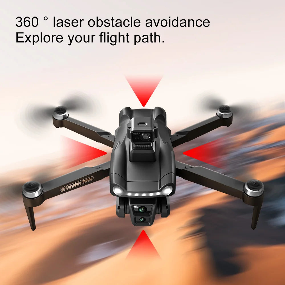NEW Arrivals For Xiaomi V198GPS 18 Languages Drone ESC 6K Professional High Quality HD Camera Video Recording Brushless Obstacle Avoidance Aerial Optical Foldable Quadcopter Mini Drone Electronics Accessories Supplies