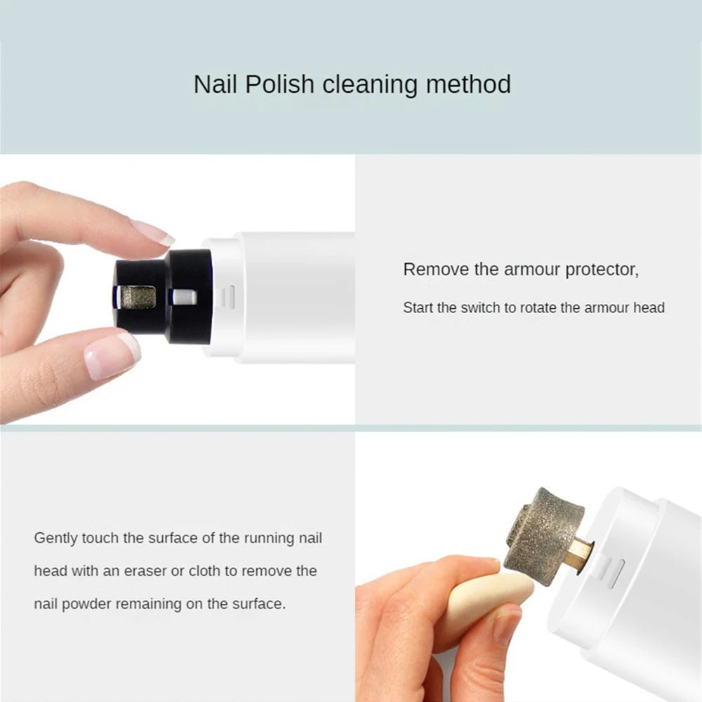 Dog Nail Grinders Pet Clippers Cutter Cat Paws Grooming Trimmer Equipment Rechargeable USB Charging LED Light Pets Supplies