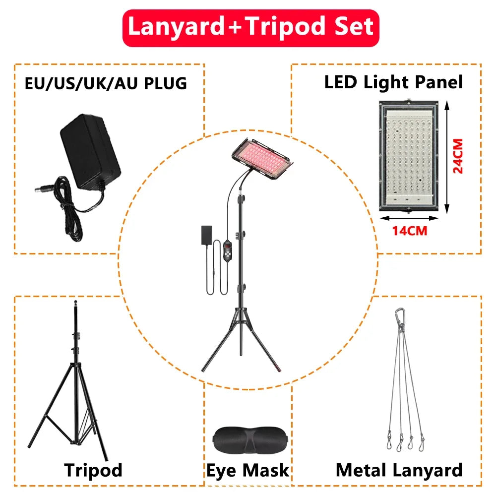 NEW Arrivals Full  Body Pain Relief and Skin Care 96 LED Lamps Red Light 660nm and 850nm Near Infrared Light Therapeutic Devices Knee Arthritis Muscles Back Spine Health Care Supplies