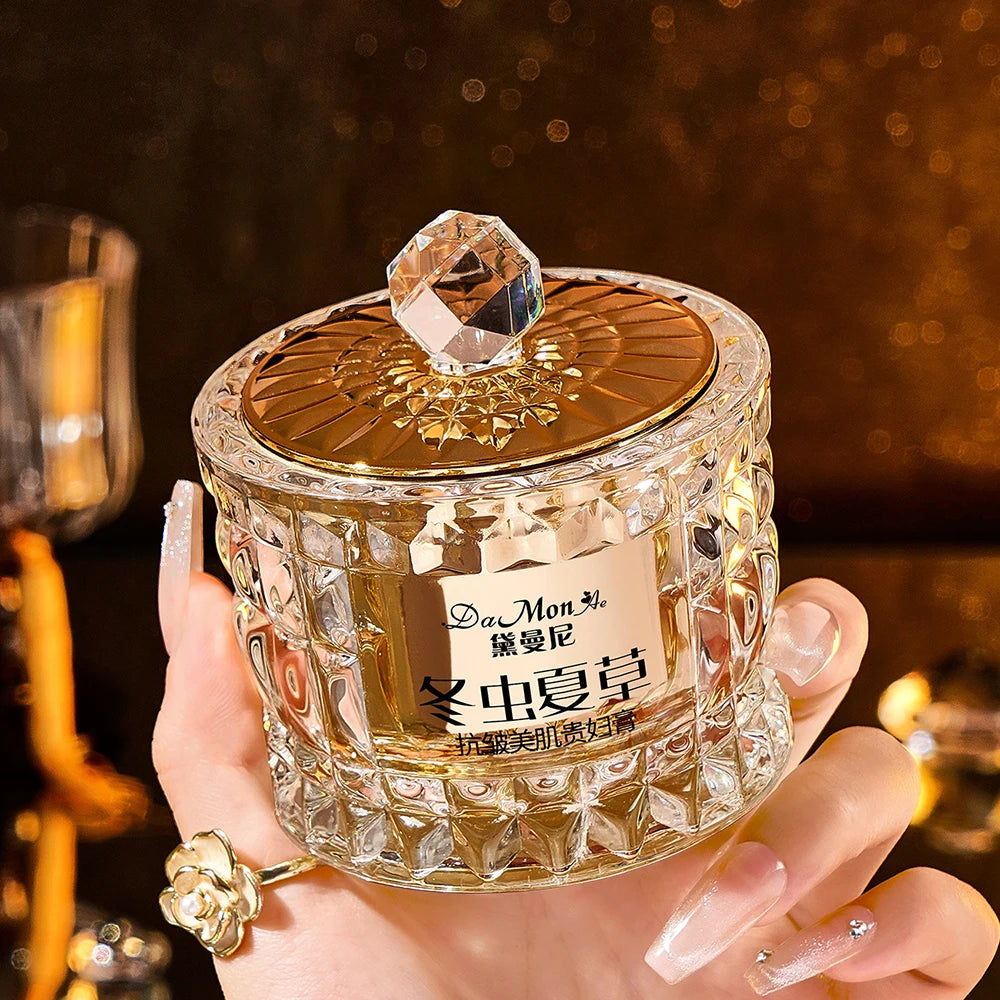 NEW Korean Beauty Salon Cordyceps Sinensis Moisturizing Nourishing Luxury Face Cream Hydrating Face Primer Concealer Brighten Facial Cream Women Skin Care Supplies Korean Products