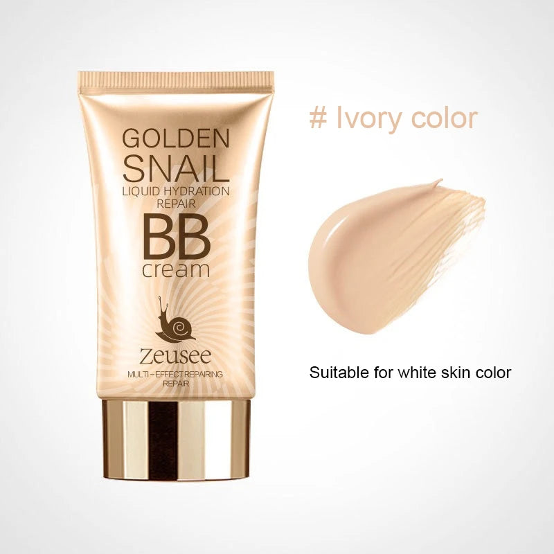 NEW Arrivals Golden Snail BB Cream Liquid Foundation Long-Lasting Oil Control Acne Base Cream Makeup Moisturizing Matte Before Milk Isolation Genuine Women Female Cosmetics Supplies