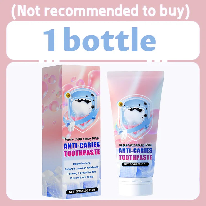 Top 1 Qualifications Certification Oral Care Tooth Cleaner Pain Relief Probiotic Infused Formula to Inhibit Bad Growth & Enhance Oral Hygiene Anti-Cavity Enamel Restoration Plague Reduction Cream