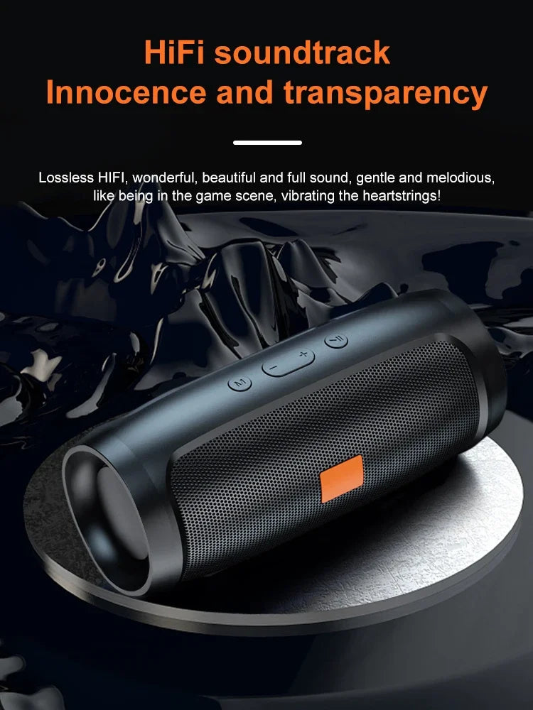 NEW Arrivals TF USB Bluetooth Speaker Dual Speaker Stereo Outdoor Playback Fm Voice Broadcasting Portable Subwoofer Wireless Speaker Computer Supplies