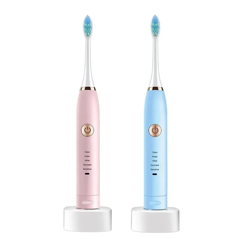 Pet Electric Toothbrush Dog Cat Teeth Cleaning Tool USB Rechargeable Electric Dog Toothbrush with Replacement Brush Head