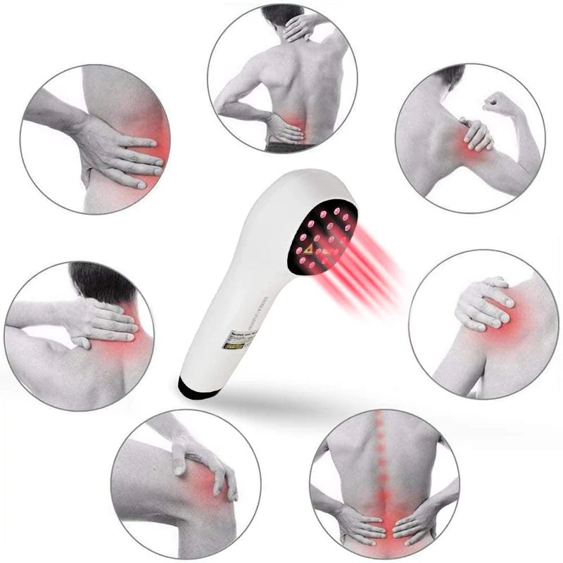 4x808nm Home Laser Therapy Device for Knee Pain Relief Arm Arthritis Tennis Elbow Handheld Physical Therapy LLLT Physiotherapy