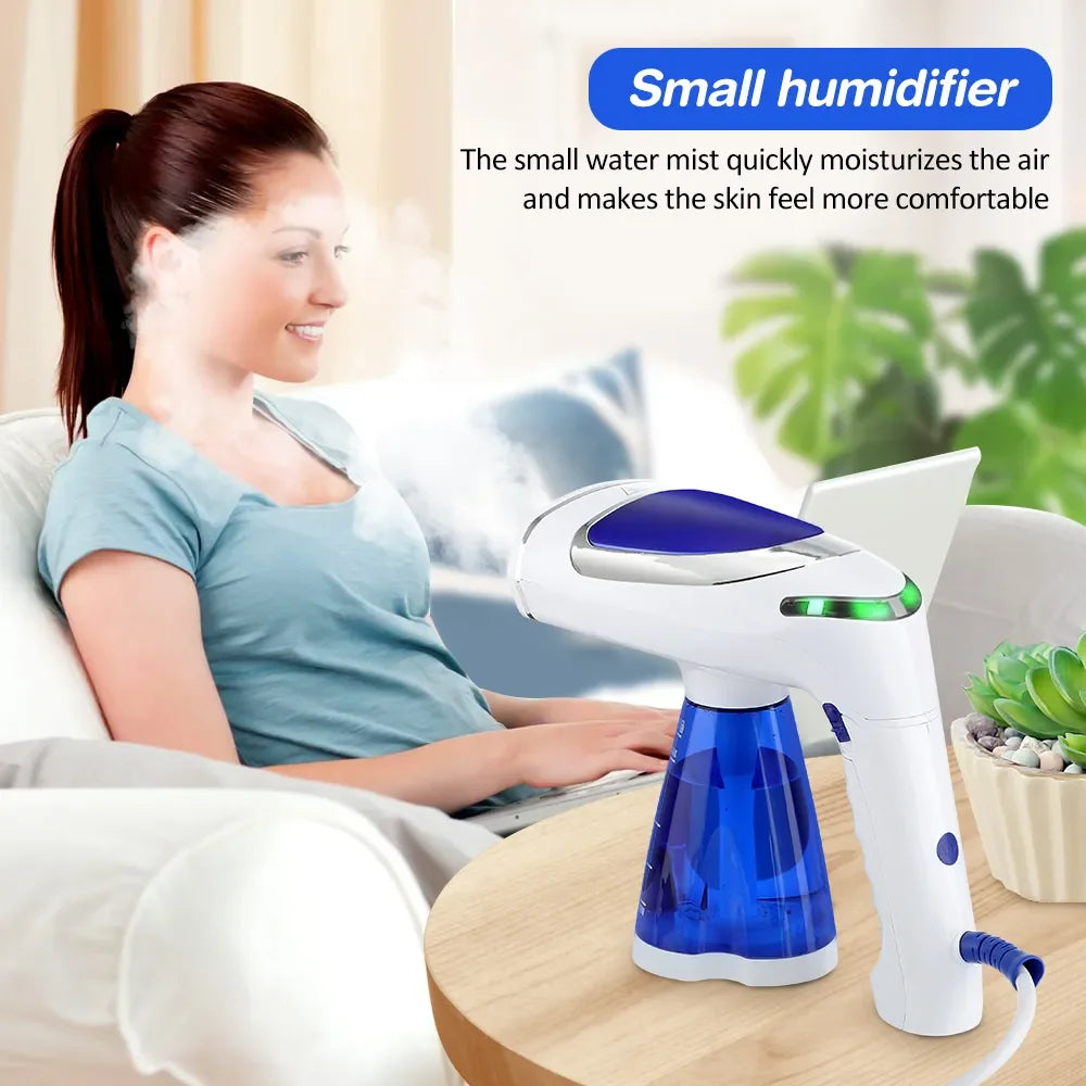 NEW UK/US/EU/AUS Plug Handheld Garment Steamer for Clothes 1600W Powerful Electric Steam Iron Foldable Portable Traveling Clothes Steamer Home Travel Hotels Clothing