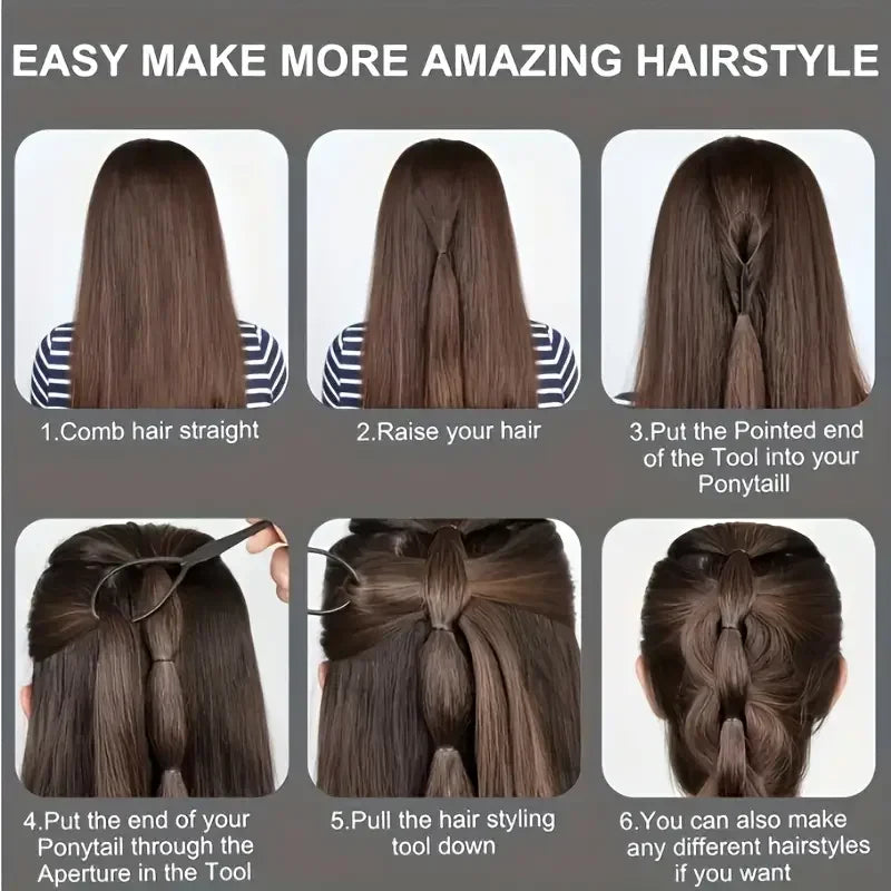 NEW Arrivals 6 PCS Set Hair Brush Set Hairdressing Spray Bottle Hair Braiding Loop Rat Tail Comb Teasing Hair Brush Edge Control Hair Brush Women Hair Care Accessories