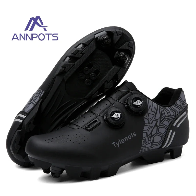 NEW 37-47 Size Blue/Black/Pink Color Professional Women's Cycling Speed MTB Shoes Women Men's Cycling Sneakers Road Mountain Bike Racing Shoes