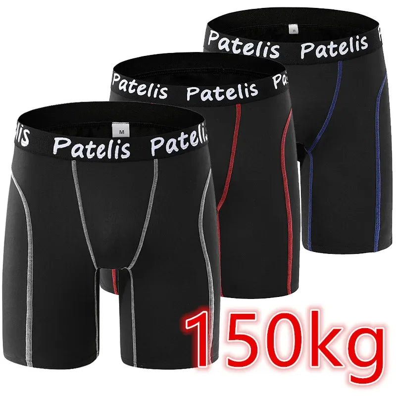 Boxers Big Size Men's Cotton Boxers 5XL for 90-150kg Large Size Shorts Comfortable Men Underwear