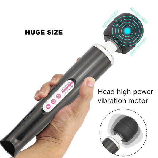 Powerful Magic Wand Vibrators for Women Clitori Stimulator Big AV Stick Vibrator Female G Spot Massager Adult Sex Toys for Woman