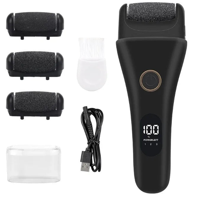 NEW Arrivals 4 Colors Full Set Electric Foot Sandpaper Dead Hard Skin Callus Remover Foot File for Heels Grinding Pedicure Tools Professional Foot Care Tool