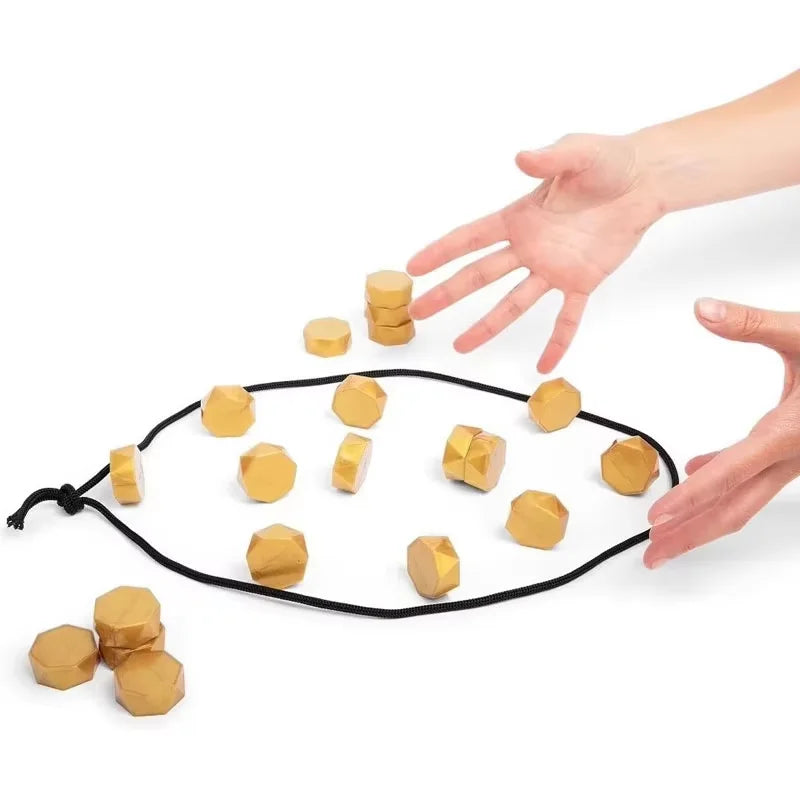 Family Party Games Magnetic Stones Game Interactive Magnet Board Strategy Game for Family Kids Adults High Quality Longest Side 3.4cm