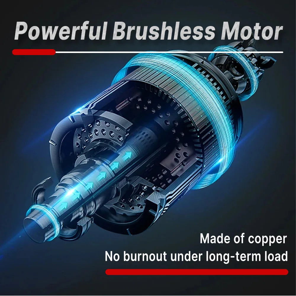 Foldable Power Lawn Mower, 180° Foldable, Easy to Store, with Mowing Wheel/Blade, One Battery and One Charger, Garden Power Tool