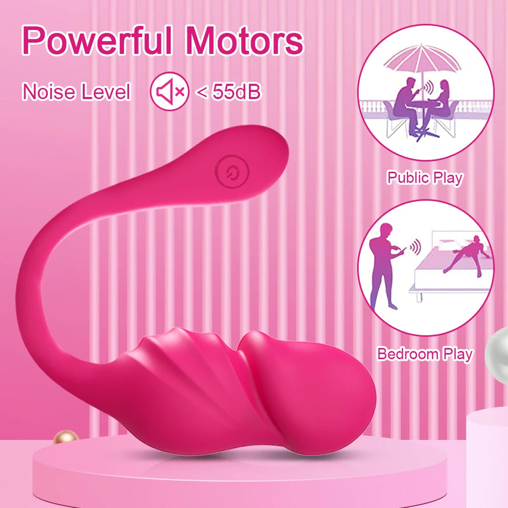 Wireless Bluetooth Vibrator for Women G Spot Dildo APP Remote Control Wear Vibrating Egg Clit Female Vibrating Panties Sex Toys