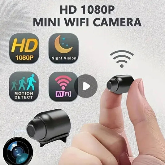 1080P HD Mini WiFi Camera Indoor Safety Security Surveillance Baby Monitor Night Vision Camcorder IP Cam Audio Video Recorder