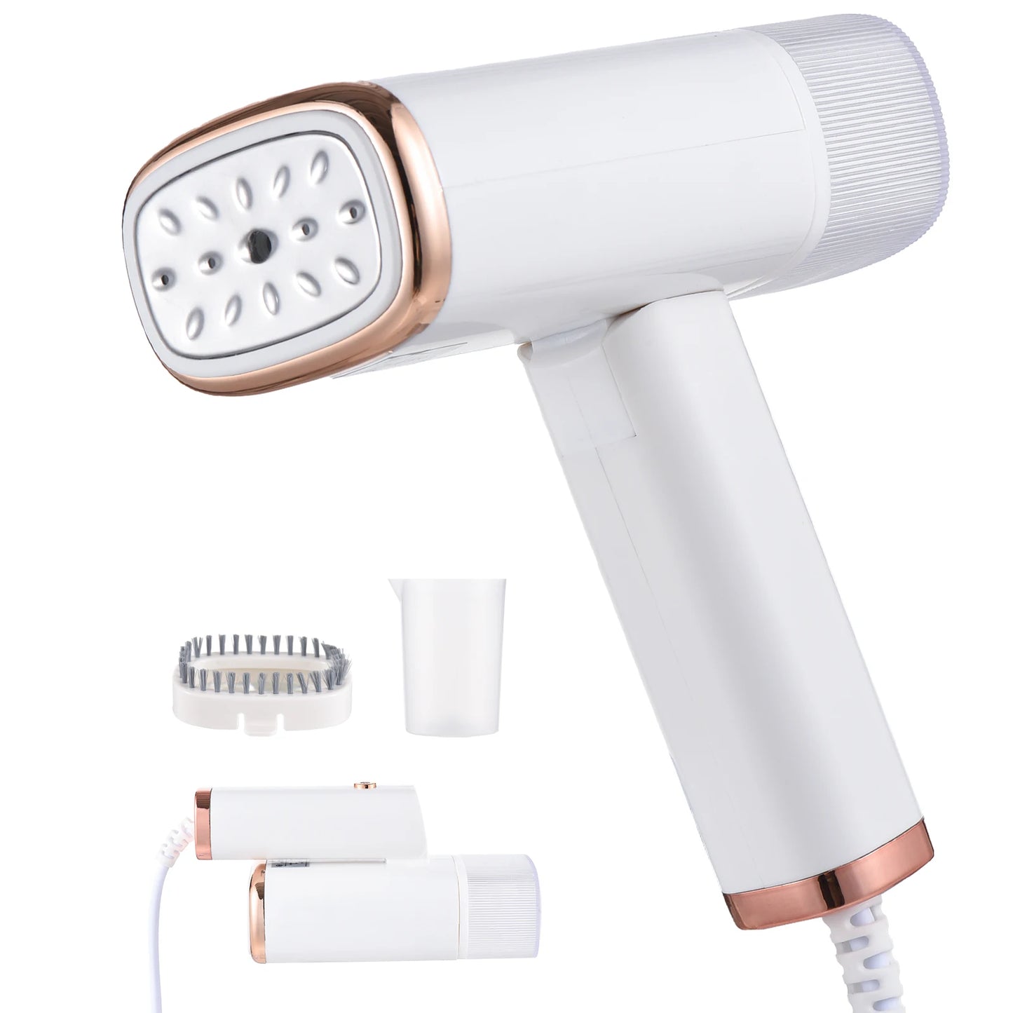 NEW 1000W Powerful Foldable Handheld Iron Garment Steamer for Clothes and Fabrics 120ml Large Capacity Water Tank 20s Fast Heating Outdoor Travel Hotels Clothes Ironing Accessories