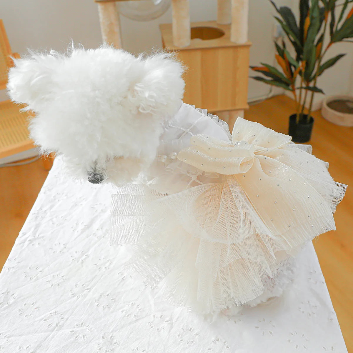 Pet Clothes Dog Clothing Spring and Summer Princess Dress Lovely Wedding Dress