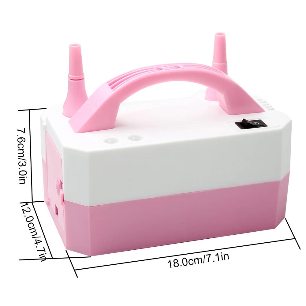 Electric Balloon Inflator Balloon Inflator Pump Can Inflate Two At The Same Time Has Two Modes Good For Decorating The Room