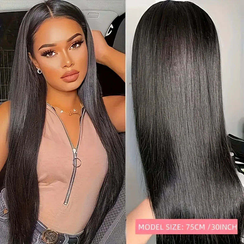 8-40inch 13x4 HD Lace Front Natural Human Hair Wig Brazilian Straight Lace Front Human Hair Wigs For Women Glue-Less Wigs On Clearance Sale Women Hair Care Supplies