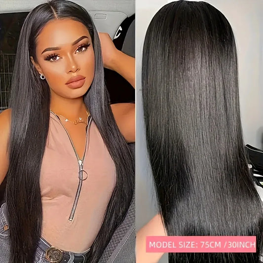 8-40inch 13x4 HD Lace Front Natural Human Hair Wig Brazilian Straight Lace Front Human Hair Wigs For Women Glue-Less Wigs On Clearance Sale Women Hair Care Supplies