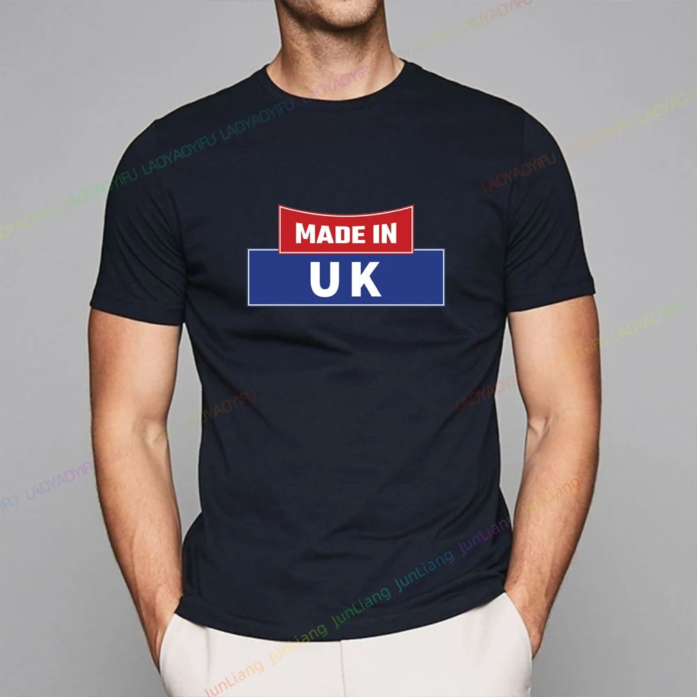 NEW Arrivals  S-4XL Summer New Shirt England Flag Badge Unisex Patriotism Graphic T-Shirts Women's T-Shirts Men T-shirt Short Sleeve Tee Women Men Casual Sports Supplies