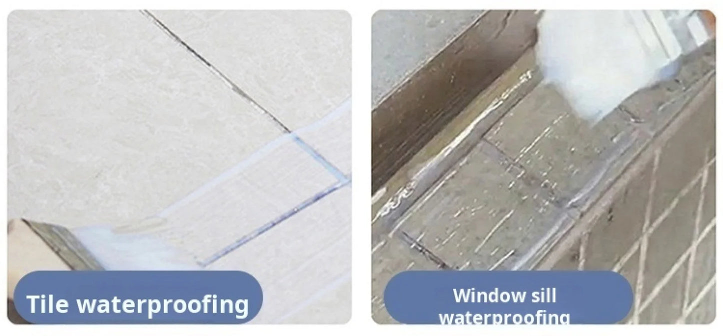 300g Waterproof Paint Don't Smash Brick Tiles Broken Exterior Wall Bathroom Waterproof Glue kitchen Leak Repair Warranty Toilet Waterproof Paint Home Repair Tools