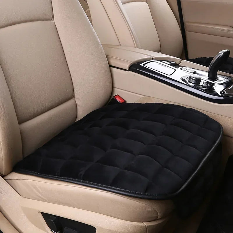 NEW Arrivals 6 Colors Universal Autumn Winter Warm Car Seat Cover Cushion with Case for Mobile Phone Wallet Holder Anti-Slip Front Chair Seat Breathable Pad Car Seat Protector Seat Covers for Cars