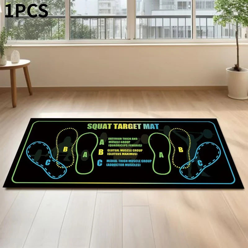 NEW Arrivals 4 PCS Set Dual Color Squat Pad Non-Slip Durable, Home and Gym Use, No Battery Needed, Ideal for Fitness and Exercise, Comfortable and Secure Sports Supplies