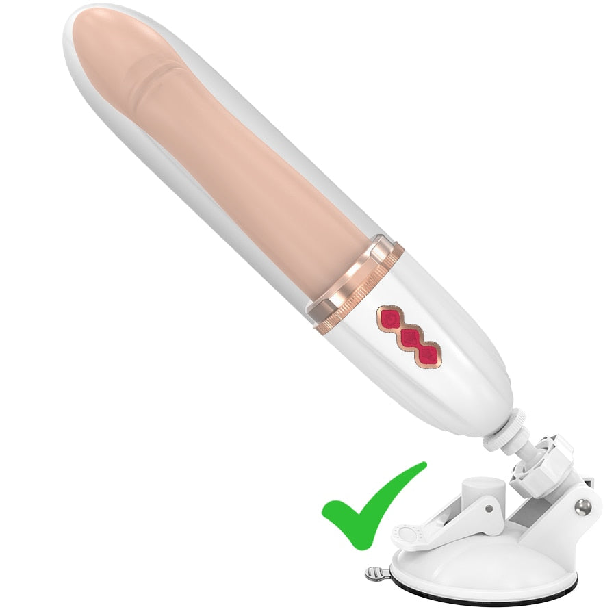 High Speed Telescopic Dildo Vibrator for Women Strong Suction Cup G Spot Vaginal massage Female Masturbation Sex Toys for Woman