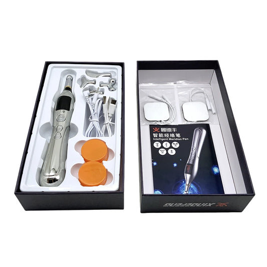 NEW Arrivals Intelligent Electronic Acupuncture Pen Electric Acupuncture Physiotherapy Pulse Massager Muscular Pain Relief Muscle Relax Stimulation Health Care Supplies